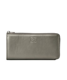 CLASKA&CO シルバー レザー長財布 CLASKA&CO シルバー レザー長財布