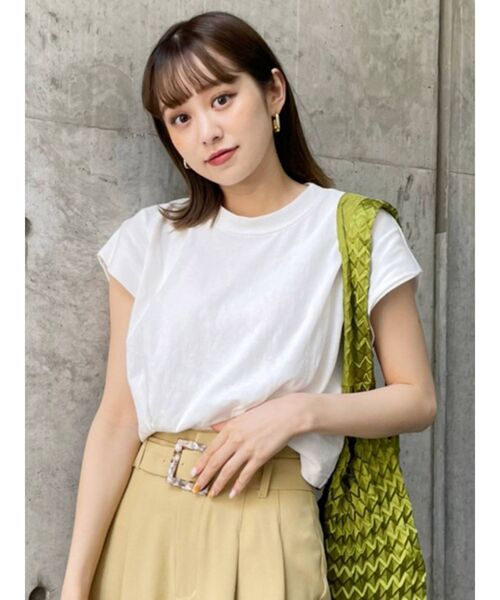 MURUA（ムルーア）の「ヘムタックタンクトップ（タンクトップ・レディース・ホワイト/ブラック/ピンク/ライトグリーン/モカ・FREE）」の13枚目の写真