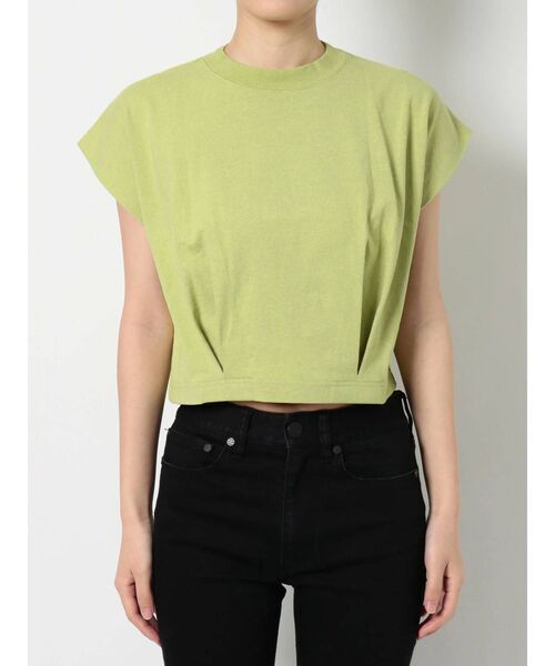 MURUA（ムルーア）の「ヘムタックタンクトップ（タンクトップ・レディース・ホワイト/ブラック/ピンク/ライトグリーン/モカ・FREE）」の22枚目の写真