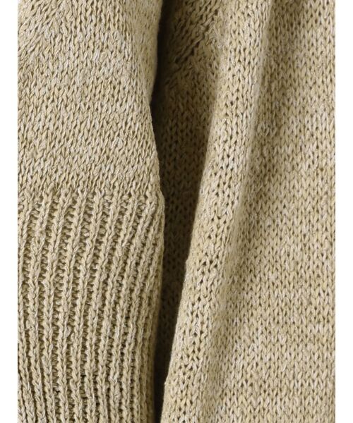 MERCURYDUO(マーキュリーデュオ)の「リネン混ショートニットカーディガン(カーディガン/ボレロ・レディース・ベージュ/ライム/アイボリー・FREE)」の13枚目の写真