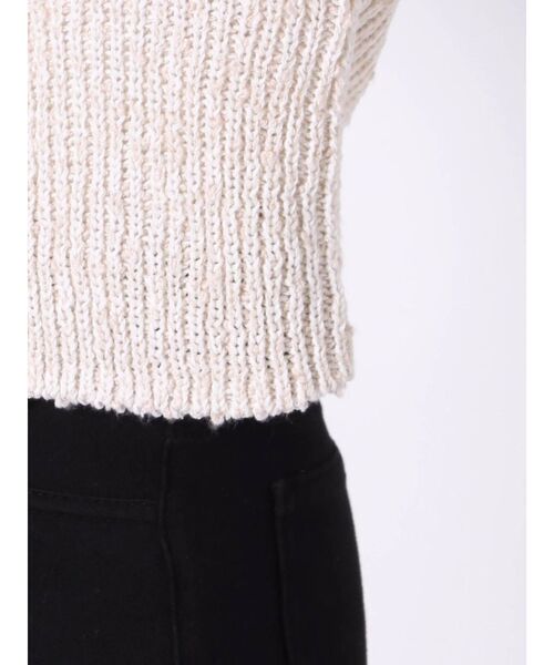 MERCURYDUO(マーキュリーデュオ)の「リネン混ショートニットカーディガン(カーディガン/ボレロ・レディース・ベージュ/ライム/アイボリー・FREE)」の15枚目の写真