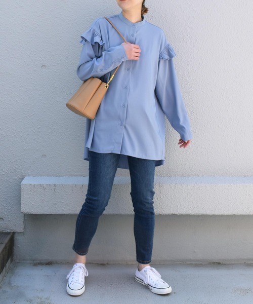 histoire(イストワール)の「3way巾着バッグ(ショルダーバッグ・レディース・ブラック/キャメル・FREE)」の11枚目の写真