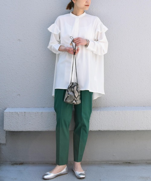 histoire(イストワール)の「3way巾着バッグ(ショルダーバッグ・レディース・ブラック/キャメル・FREE)」の12枚目の写真