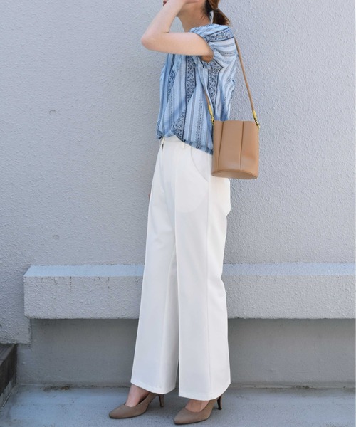 histoire(イストワール)の「3way巾着バッグ(ショルダーバッグ・レディース・ブラック/キャメル・FREE)」の17枚目の写真