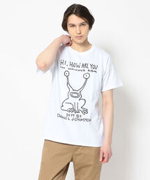 DANIEL JOHNSTON | S/S PRINT TEE 'HI HOW ARE YOU?' / S/S プリントT”ハイハワユー？”(Tシャツ/カットソー)