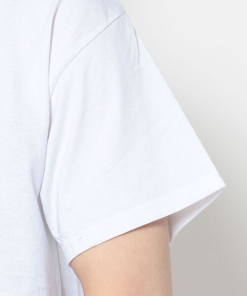 DANIEL JOHNSTON(ダニエルジョンストン)の「S/S PRINT TEE 'HI HOW ARE YOU?' / S/S プリントT”ハイハワユー?”(Tシャツ/カットソー・メンズ・ホワイト/ブラック・X-LARGE/LARGE/MEDIUM)」の7枚目の写真