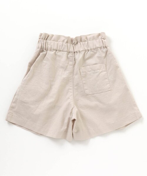 apres les cours（アプレレクール）の「/ウエストフリルキュロット 5分丈（その他パンツ・キッズ・ブラウン/アイボリー・100/110/120/130/140/90/80）」の6枚目の写真