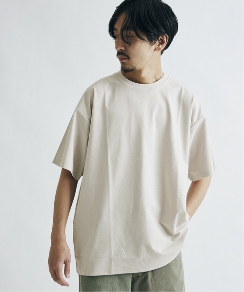 JOURNAL STANDARD（ジャーナルスタンダード）の「◆【WEB限定】【LASKA × SOLOTEX】PLATE クルーネック Tシャツ /くすみカラー/無地T/オーバーサイズ/ユニセックス対応/6色展開（Tシャツ/カットソー・メンズ・カーキ/ベージュ/グリーン/ブラウン/ホワイト/ブラック・SMALL/MEDIUM/LARGE/X-LARGE）」の15枚目の写真