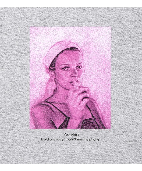 APPLEBUM（アップルバム）の「"(Call him)" T-shirt（Tシャツ/カットソー・メンズ・ホワイト/ヘザーグレー/ライトピンク・SMALL/MEDIUM/X-LARGE/XX-LARGE/LARGE）」の15枚目の写真