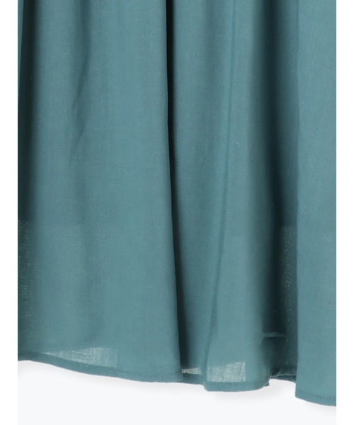 Lugnoncure(ルノンキュール)の「麻レーヨンマキシ丈スカート(スカート・レディース・ブルー/ベージュ/マスタード/ブラック・フリ-)」の9枚目の写真