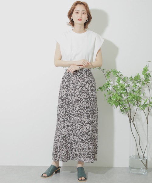 SENSE OF PLACE by URBAN RESEARCH（センスオブプレイスバイアーバンリサーチ）の「フレンチスリーブコクーンチュニックトップ（Tシャツ/カットソー・レディース・ブラック/ベージュ/オフホワイト・ONE）」の19枚目の写真