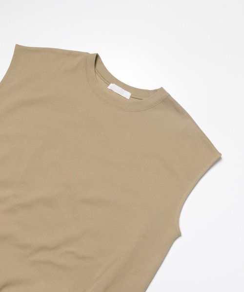 SENSE OF PLACE by URBAN RESEARCH（センスオブプレイスバイアーバンリサーチ）の「フレンチスリーブコクーンチュニックトップ（Tシャツ/カットソー・レディース・ブラック/ベージュ/オフホワイト・ONE）」の22枚目の写真