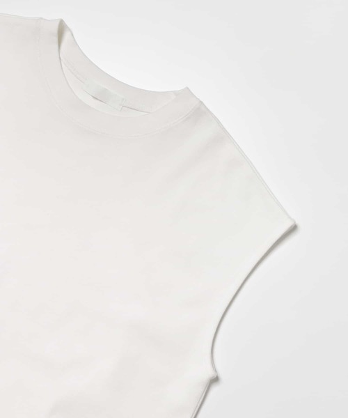 SENSE OF PLACE by URBAN RESEARCH（センスオブプレイスバイアーバンリサーチ）の「フレンチスリーブコクーンチュニックトップ（Tシャツ/カットソー・レディース・ブラック/ベージュ/オフホワイト・ONE）」の13枚目の写真