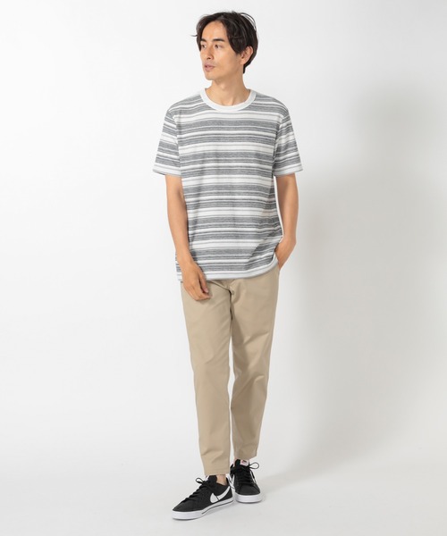 UNION STATION(ユニオンステーション)の「マルチボーダーTシャツ(Tシャツ/カットソー・メンズ・グレー/ブルー/トリコロール・LL/S/M/L/3L)」の6枚目の写真
