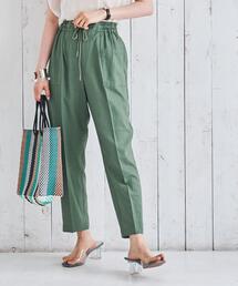 coen | 接触冷感リネンレーヨンテーパードパンツ(その他パンツ)