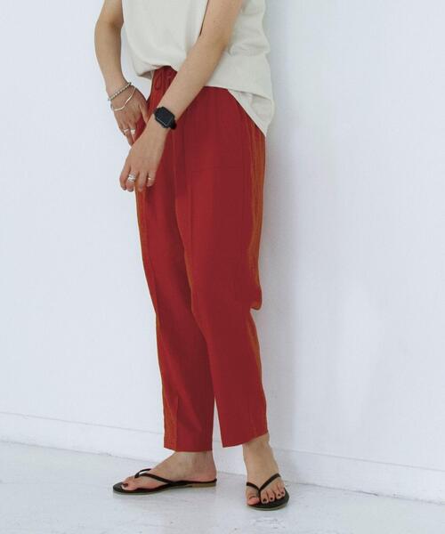 coen(コーエン)の「接触冷感リネンレーヨンテーパードパンツ(その他パンツ・レディース・ブラック/ベージュ/レッド/オリーブ・SMALL/MEDIUM/LARGE)」の18枚目の写真