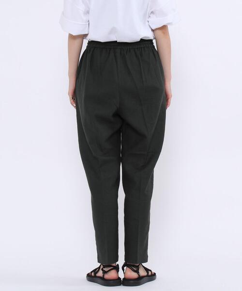 coen(コーエン)の「接触冷感リネンレーヨンテーパードパンツ(その他パンツ・レディース・ブラック/ベージュ/レッド/オリーブ・SMALL/MEDIUM/LARGE)」の9枚目の写真