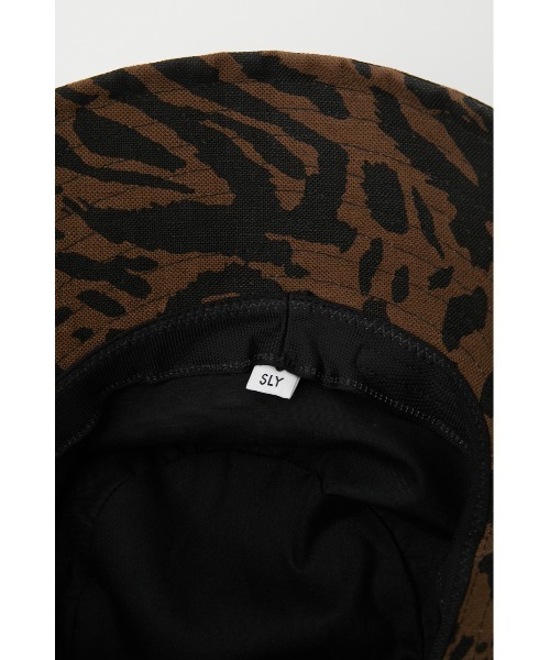 SLY（スライ）の「LINEN BLEND HAT リネン ハット（ハット・レディース・ブラック/マルチ・FREE）」の7枚目の写真