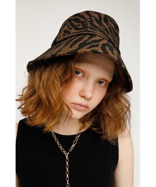 SLY（スライ）の「LINEN BLEND HAT リネン ハット（ハット・レディース・ブラック/マルチ・FREE）」の5枚目の写真