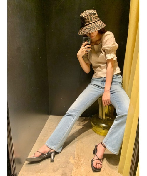 SLY（スライ）の「LINEN BLEND HAT リネン ハット（ハット・レディース・ブラック/マルチ・FREE）」の16枚目の写真
