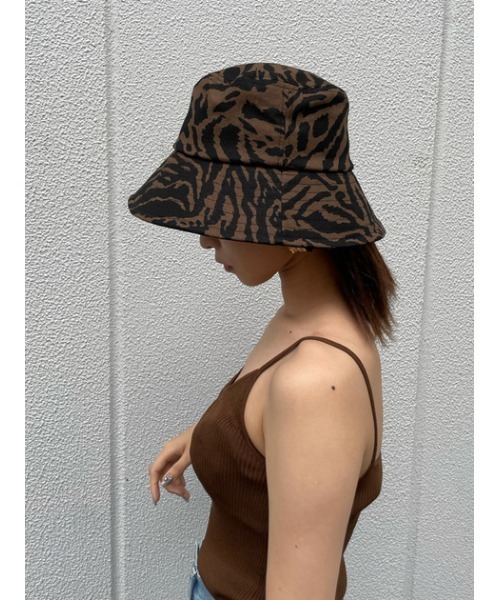 SLY（スライ）の「LINEN BLEND HAT リネン ハット（ハット・レディース・ブラック/マルチ・FREE）」の19枚目の写真