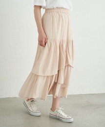earth music&ecology | 【WEB限定】イレヘムティアードスカート *(スカート)