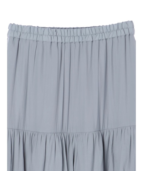 earth music&ecology（アースミュージックアンドエコロジー）の「【WEB限定】イレヘムティアードスカート ＊（スカート・レディース・アイボリー/ブラック/ピンク/サックスブルー・FREE）」の13枚目の写真