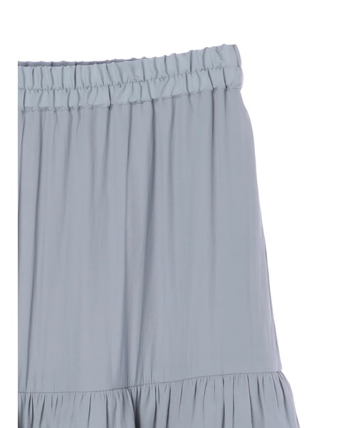 earth music&ecology（アースミュージックアンドエコロジー）の「【WEB限定】イレヘムティアードスカート ＊（スカート・レディース・アイボリー/ブラック/ピンク/サックスブルー・FREE）」の21枚目の写真