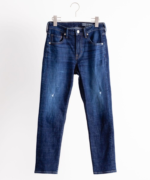 AMERICAN HOLIC(アメリカンホリック)の「テーパードダメージデニム(デニムパンツ・レディース・インディゴブルー・LL/S/M/L/XS)」の9枚目の写真