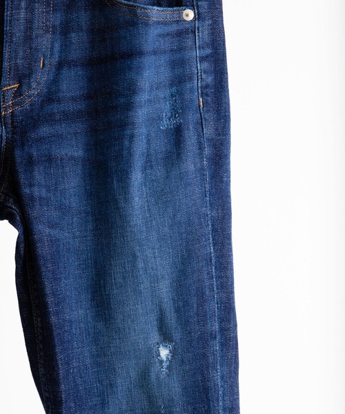 AMERICAN HOLIC(アメリカンホリック)の「テーパードダメージデニム(デニムパンツ・レディース・インディゴブルー・LL/S/M/L/XS)」の13枚目の写真