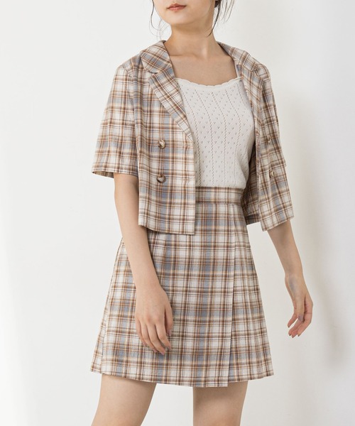 OLIVE des OLIVE（オリーブデオリーブ）の「透かしキャミニット（ニット/セーター・レディース・ベージュ/オフホワイト/サックスブルー・FREE）」の21枚目の写真