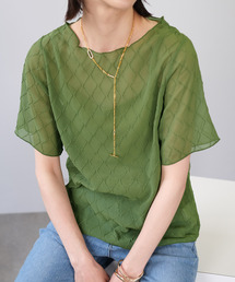 ＡＮＤＪ | 【2021/SS】格子クリンクルシフォントップス2枚セット(シャツ/ブラウス)