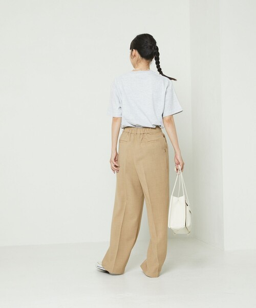 FREAK'S STORE（フリークスストア）の「YALE SHORT SLEEVE TEE/イェールショートスリーブTシャツ（Tシャツ/カットソー・レディース・ライトグレー/ネイビー/ホワイト・ﾌﾘ-）」の21枚目の写真