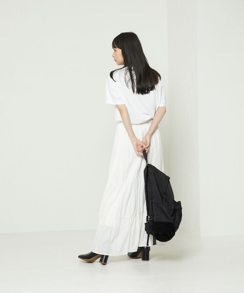 FREAK'S STORE（フリークスストア）の「YALE SHORT SLEEVE TEE/イェールショートスリーブTシャツ（Tシャツ/カットソー・レディース・ライトグレー/ネイビー/ホワイト・ﾌﾘ-）」の16枚目の写真