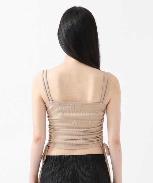 ALAND(エーランド)の「3.3 Field Trip/SIDE STRINGキャミ 2217285(キャミソール・レディース・ブラック/ベージュ・FREE)」の9枚目の写真