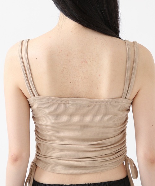 ALAND(エーランド)の「3.3 Field Trip/SIDE STRINGキャミ 2217285(キャミソール・レディース・ブラック/ベージュ・FREE)」の8枚目の写真