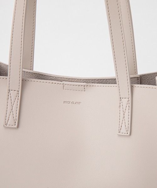 one after another NICE CLAUP(ワンアフターアナザーナイスクラップ)の「オトナトートバッグ(トートバッグ・レディース・ブラック/アイボリー/ミント/グレイッシュベージュ・FREE)」の7枚目の写真