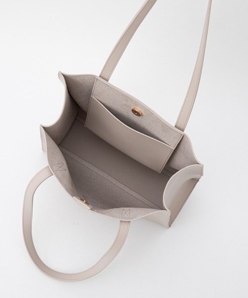 one after another NICE CLAUP(ワンアフターアナザーナイスクラップ)の「オトナトートバッグ(トートバッグ・レディース・ブラック/アイボリー/ミント/グレイッシュベージュ・FREE)」の13枚目の写真