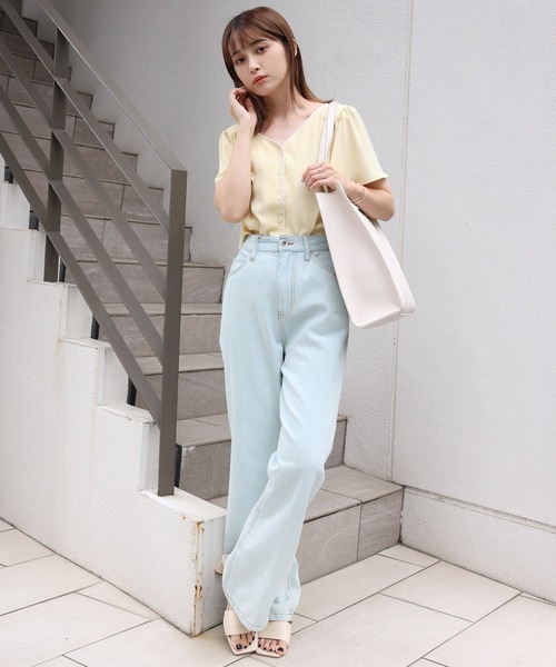 one after another NICE CLAUP(ワンアフターアナザーナイスクラップ)の「オトナトートバッグ(トートバッグ・レディース・ブラック/アイボリー/ミント/グレイッシュベージュ・FREE)」の14枚目の写真