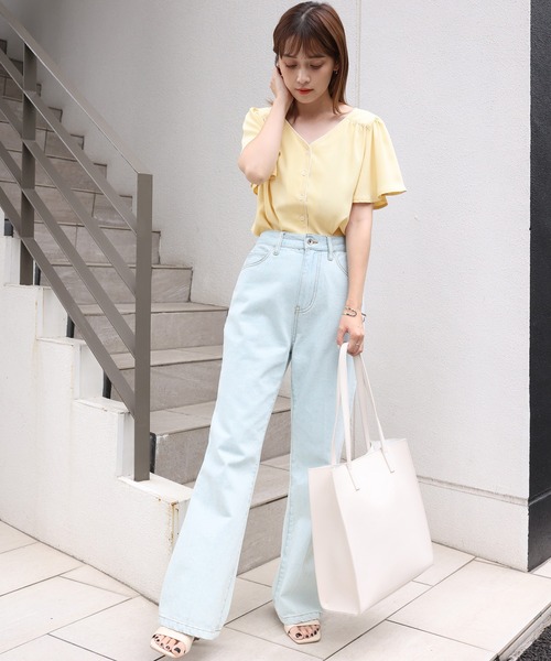 one after another NICE CLAUP(ワンアフターアナザーナイスクラップ)の「オトナトートバッグ(トートバッグ・レディース・ブラック/アイボリー/ミント/グレイッシュベージュ・FREE)」の20枚目の写真