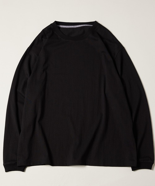 AIVER（アイバー）の「AIVER　16/-ウォッシュ天竺ロンT（Tシャツ/カットソー・メンズ・ライトグレー/ホワイト/チャコールグレー/ブラック/アッシュグレー・MEDIUM/LARGE/SMALL）」の8枚目の写真