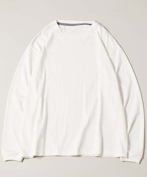 AIVER（アイバー）の「AIVER　16/-ウォッシュ天竺ロンT（Tシャツ/カットソー・メンズ・ライトグレー/ホワイト/チャコールグレー/ブラック/アッシュグレー・MEDIUM/LARGE/SMALL）」の10枚目の写真