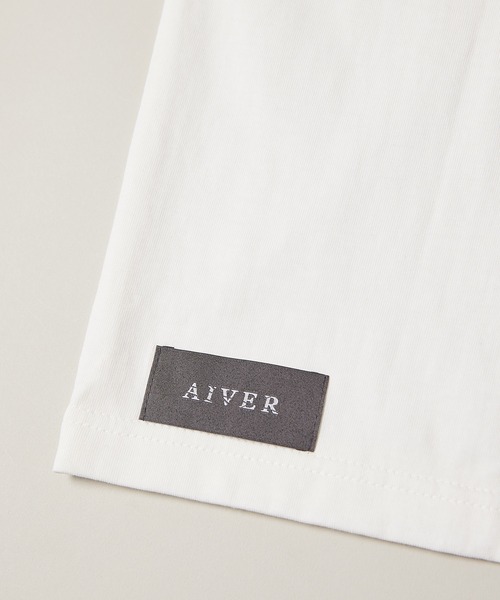 AIVER（アイバー）の「AIVER　16/-ウォッシュ天竺ロンT（Tシャツ/カットソー・メンズ・ライトグレー/ホワイト/チャコールグレー/ブラック/アッシュグレー・MEDIUM/LARGE/SMALL）」の12枚目の写真