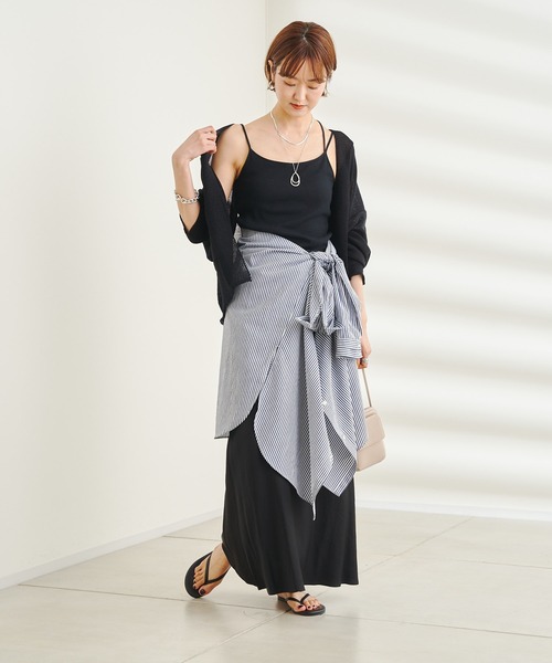 DouDou（ドゥドゥ）の「ギマカーディガン（カーディガン/ボレロ・レディース・ブラック/バイオレット/イエロー・FREE）」の15枚目の写真