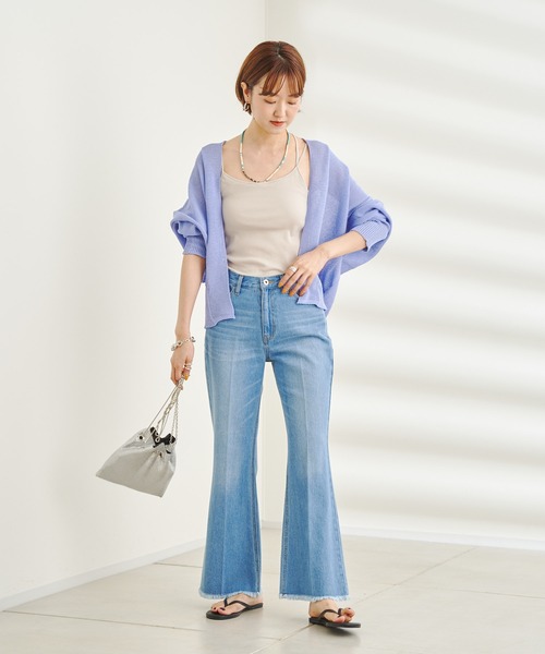 DouDou（ドゥドゥ）の「ギマカーディガン（カーディガン/ボレロ・レディース・ブラック/バイオレット/イエロー・FREE）」の16枚目の写真