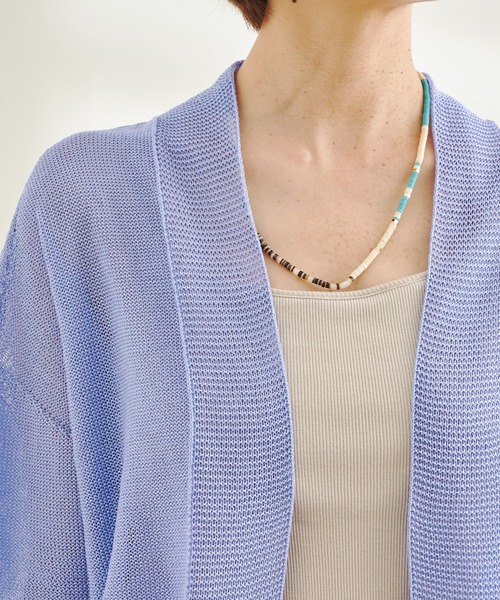 DouDou（ドゥドゥ）の「ギマカーディガン（カーディガン/ボレロ・レディース・ブラック/バイオレット/イエロー・FREE）」の9枚目の写真