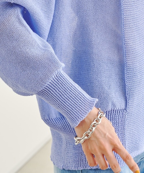 DouDou（ドゥドゥ）の「ギマカーディガン（カーディガン/ボレロ・レディース・ブラック/バイオレット/イエロー・FREE）」の20枚目の写真