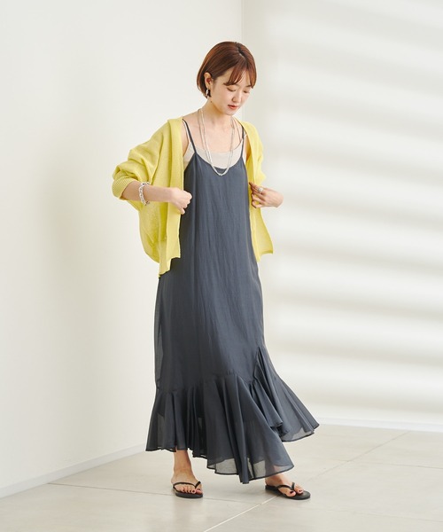 DouDou（ドゥドゥ）の「ギマカーディガン（カーディガン/ボレロ・レディース・ブラック/バイオレット/イエロー・FREE）」の7枚目の写真