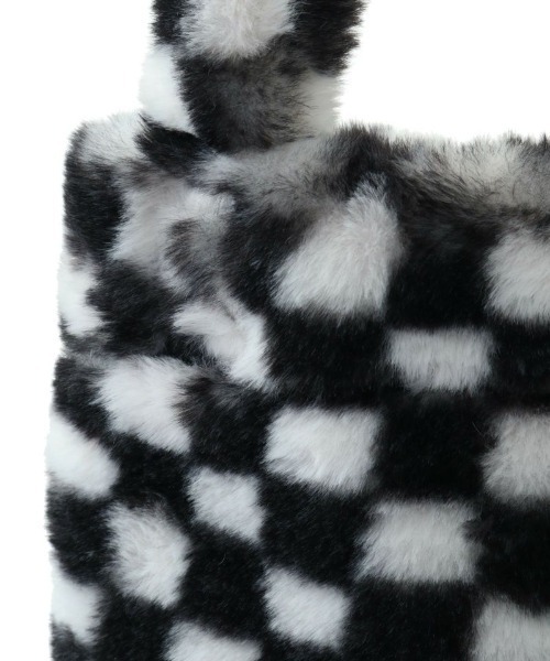 Candy Stripper（キャンディストリッパー）の「MY SUNNY CANDY FUR バッグ（ショルダーバッグ・レディース・ブルー/ブラック・FREE）」の9枚目の写真