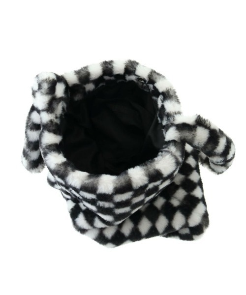 Candy Stripper（キャンディストリッパー）の「MY SUNNY CANDY FUR バッグ（ショルダーバッグ・レディース・ブルー/ブラック・FREE）」の6枚目の写真